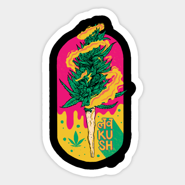Love Kush Marijuana Sticker TeePublic